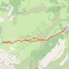 Trace GPS Monte Chiamossero, itinéraire, parcours