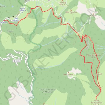 Trace GPS G2 CAMP D'ARGENT - L'AUTHION, itinéraire, parcours