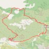 Trace GPS Coursegoule vtt, itinéraire, parcours