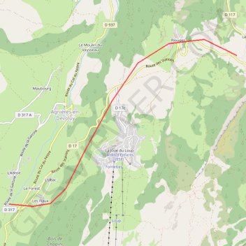 Trace GPS Gap Grenoble, itinéraire, parcours