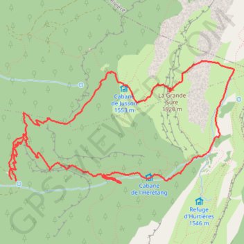 Trace GPS Grande Sure (Chartreuse), itinéraire, parcours