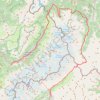 Trace GPS TMB Randonnée de Courmayeur (Vallée d'Aoste. Italie) à Les Houches (Haute-Savoie), itinéraire, parcours