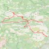 Trace GPS Itinéraire de gourdon 06 à Gréolières, itinéraire, parcours