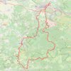 Trace GPS Sortie carcassonne limoux couiza carcassonne, itinéraire, parcours
