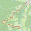 Trace GPS Lac du Cloud, itinéraire, parcours