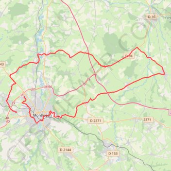 Trace GPS Domérat Cyclisme, itinéraire, parcours