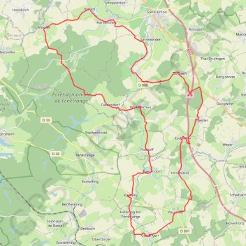Trace GPS Villages Welshes, itinéraire, parcours