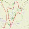 Trace GPS Au fil de l'eau : Gracht et Haute Colme - Looberghe, itinéraire, parcours