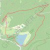 Trace GPS Autour de l'étang de Hanau - Philippsbourg, itinéraire, parcours