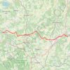 Trace GPS Voie 2DB-T40 - Bar-sur-Aube - Andelot - Contrexeville, itinéraire, parcours