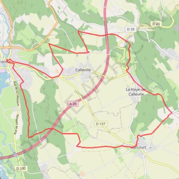 Trace GPS Circuit du Donjon - Brionne, itinéraire, parcours
