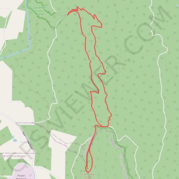 Trace GPS Wirrawilla - Mount Saint Leonard, itinéraire, parcours