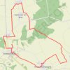 Trace GPS Châteaubleau - rando boucle gallo-romaine, itinéraire, parcours