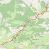 Trace GPS Le Mas d'Azil - Lescure (Grande Traversée), itinéraire, parcours