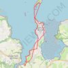 Trace GPS Erquy - Saint Jacut de la mer et les îles Hébihens, itinéraire, parcours