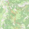 Trace GPS De Florac à Barre des Cévennes, itinéraire, parcours