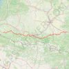 Trace GPS Voie du Piémont Pyrénéen de Carcassonne à Saint-Jean-le-Vieux, itinéraire, parcours