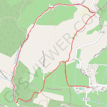 Trace GPS Megiers - Auzigue, itinéraire, parcours