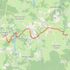 Trace GPS Tour du Morvan - De Moulin-Simonneau à Chastellux-sur-Cure, itinéraire, parcours