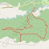 Trace GPS Lac de Thorenc, itinéraire, parcours