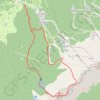 Trace GPS La Tête des Chaudières par la Combe de Fer, itinéraire, parcours