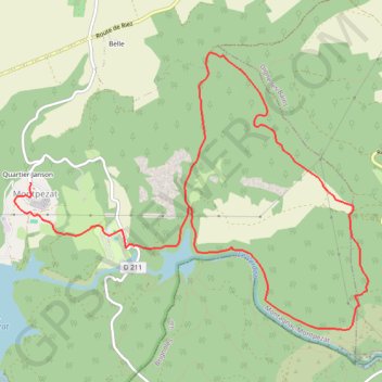 Trace GPS Gorges de Baudinard, itinéraire, parcours