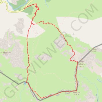 Trace GPS Pic de Peyrelue - Artouste, itinéraire, parcours