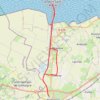 Trace GPS Randonnée de Pontorson au Mont-Saint-Michel, itinéraire, parcours