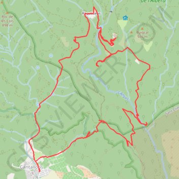 Trace GPS ALBERADA 2021 CANTALLOPS - REQUESENS BOSCOS I DOLMENS, itinéraire, parcours