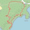 Trace GPS Piton Grand Anse, itinéraire, parcours