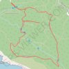 Trace GPS Janas - Montjoie, itinéraire, parcours