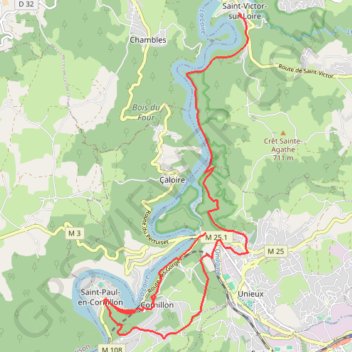 Trace GPS Lac-de-grandgent, itinéraire, parcours