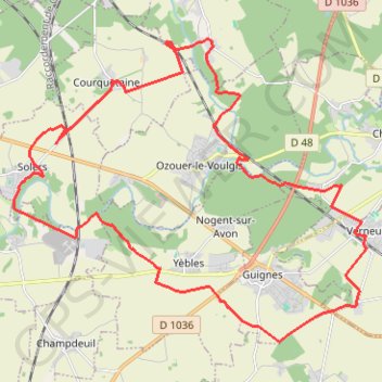 Trace GPS Courquetaine 30km-16747213-16871731, itinéraire, parcours