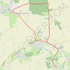 Trace GPS Montenescourt - Habarcq - Hermaville - Bois d'Habarcq, itinéraire, parcours