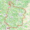 Trace GPS Saint-Étienne-des-Oullières Marche à pied, itinéraire, parcours