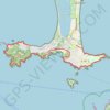 Trace GPS Presqu'île de Giens ouest, itinéraire, parcours