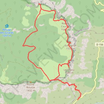 Trace GPS Les 3 Becs, à partir du Col de la Chaudière, par le Pas de Siara, itinéraire, parcours