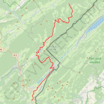 Trace GPS Chez-Liadet-La-Grenotte, itinéraire, parcours