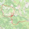 Trace GPS De Gramat à Lacave par Rocamadour, itinéraire, parcours