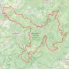 Trace GPS Route des Sagards, itinéraire, parcours