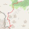 Trace GPS Pic du Montcalm - Pique d'Estats, itinéraire, parcours