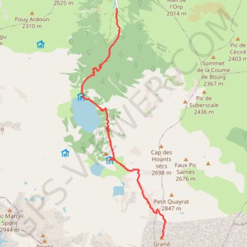 Trace GPS Grand Quayrat, itinéraire, parcours