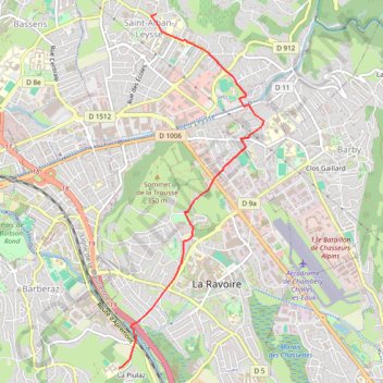 Trace GPS Parcours sportif La Villette, itinéraire, parcours