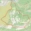 Trace GPS Roques Hautes - Sainte Victoire 13, itinéraire, parcours