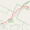 Trace GPS Overlook Mountain, itinéraire, parcours