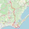Trace GPS V2 - Pézenas - Cap d'Agde, itinéraire, parcours