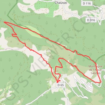 Trace GPS Col de Perty, itinéraire, parcours