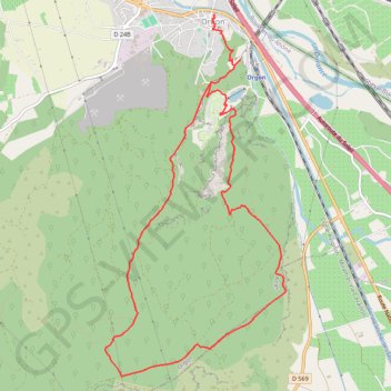 Trace GPS Alpilles - Orgon, itinéraire, parcours