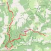 Trace GPS Hyelzas Les Vignes par Le Viala, itinéraire, parcours
