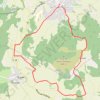 Trace GPS Le Puy de Saint-Sandoux, itinéraire, parcours